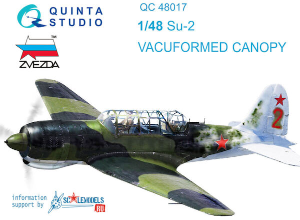Canopy Sukhoi Su2 (Zvezda) QC48017