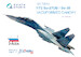 Canopy Sukhoi Su27UB/SU30 (for Zvezda) 2x QC72012