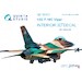 F16C Viper  Interior 3D Decal  for Tamiya QD32003