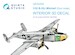 B25J Mitchell (Gunnose) Interior 3D Decal  for Hong Kong (E02 and E036) QD32204