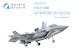F35B Lightning II Interior 3D Decal for Tamiya QD32213