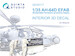 AH64D Apache EFAB (Extended Forward Avionic Bay) Interior 3D Decal for MENG QD35117