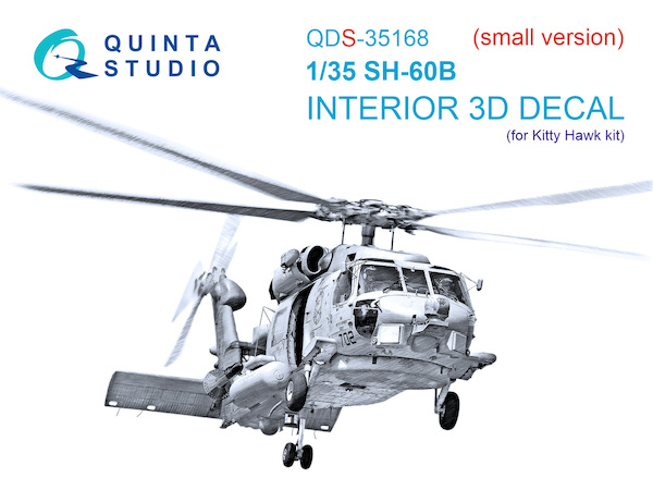Sikorsky SH60B Seahawk Interior 3D Decal  for Kitty Hawk  QD35168