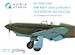 Yakovlev Yak1 (early Production) 3 Interior 3D Decal for Modelsvit and Southfork) QD48002-DASH
