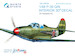 Bell P39Q/N Airacobra  Interior 3D Decal  for Hasegawa QD48034
