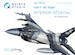 F16C Fighting Falcon Interior 3D Decal  for Hasegawa QD48035
