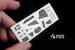 Mil Mi24V NATO "Hind" Black panels Interior 3D Decal for Zvezda QD48036
