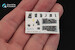 F16C Fighting Falcon Interior 3D Decal  for Tamiya  QD48037