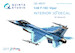 F16C Fighting Falcon Interior 3D Decal  for Tamiya QD48037