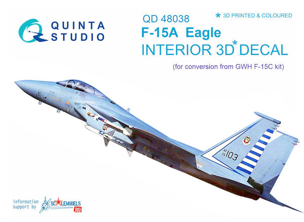 F15A Eagle Interior 3D Decal for Great Wall converted QD48038
