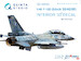 F16D Block 30/40/50 Fighting Falcon Interior 3D Decal for Kinetlc QD48045