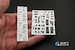 Grumman F14A Tomcat Interior 3D Decal  for Tamiya  QD48048
