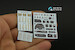 Messerschmitt Bf110E/F Interior 3D Decal  for Eduard  QD48301