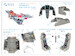 Rafale C/M Interior 3D Decal  and resin parts (Revell)  QD+48308