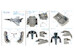 Rafale B Interior 3D Decal  and resin parts (Revell)  QD+48340