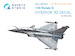 Rafale B Interior 3D Decal  and resin parts (Revell) QD+48340