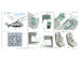 Kamov Ka27PL trainer version Interior 3D Decal and resin parts for Hobby Boss QD+48358