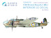 Bristol Beaufort MK1  Interior 3D Decal  and resin parts for ICM QD+48379