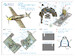Macchi MC202 Folgore (Early)  Interior 3D Decal  for Hasegawa/Eduard  QD48389