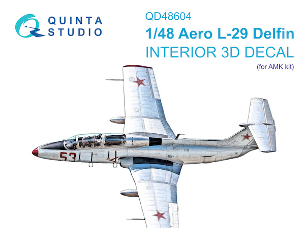 Aero L-29 Delfin Interior 3D decal  (for AMK kit)  QD48604