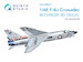 F8J Crusader Interior 3D Decal (Hasegawa / Hobby 2000) QD48651