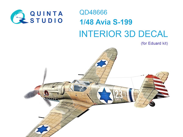 Avia S-199 Interior 3D Decal (for Eduard kit) QD48666