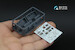 AH64A Apache EFAB (Extended Forward Avionic bays) Interior 3D Decal and resin parts for Trumpeter QD+48669