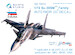 Sukhoi Su30SM Flanker H Interior 3D Decal  for Zvezda QD72012