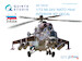 Mil Mi24V NATO Hind Interior 3D Decal  for Zvezda QD72019