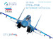 Sukhoi Su27UB Flanker B Interior 3D Decal for Zvezda QD72020
