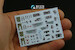 F-14A Tomcat interior 3D decal (for Hasegawa kit)  QD72027