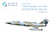 CF104 Starfighter - late 1976-1986  Interior 3D Decal (Hasegawa) QD72104