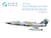 CF104 Starfighter - late 1976-1986 Interior 3D Decal (Hasegawa) QD72104