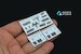 F15E Strike Eagle Interior 3D Decal (Revell)  QD72110