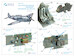 P47D Thunderbolt 'Razorback"  Interior 3D Decal (Tamiya)  QD72122