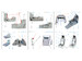 Kamov Ka50 Hokum A Interior 3D Decal  and resin parts with Blue Gray Cockpit panels (Hobby Boss)  QD+72251