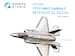 F35A/C Lightning II Interior 3D Decal  (Tamiya) QSD72262
