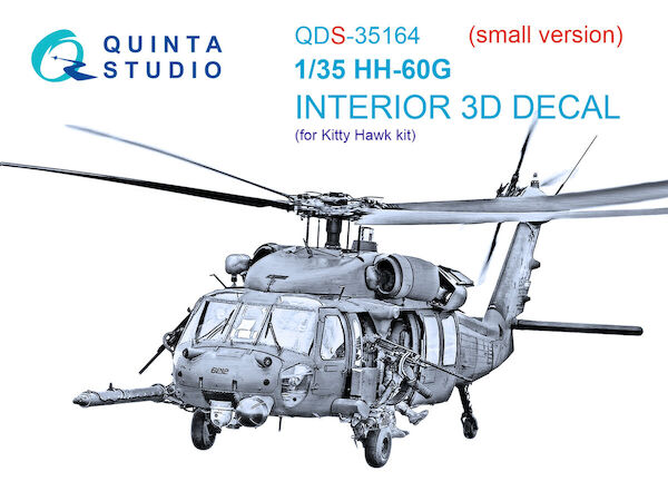 HH60G Pave Hawk Interior 3D Decal (Kitty Hawk)(Small version) QDS35164