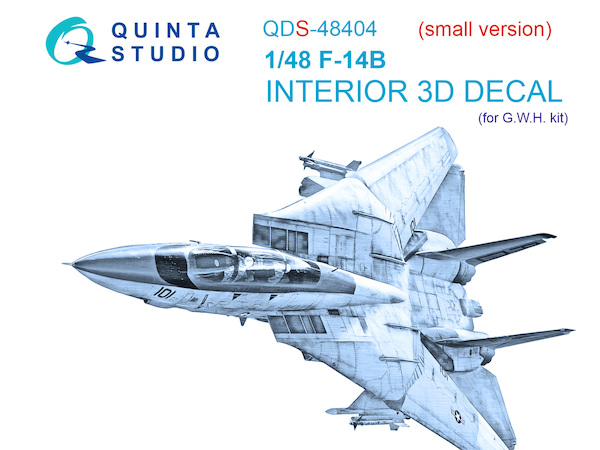 F14B Tomcat  Interior 3D Decal  (Great Wall)  QDS48404