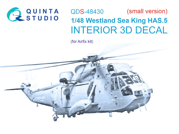 Westland Sea King HAS5 Interior 3D Decal  (Airfix)  QDS48430