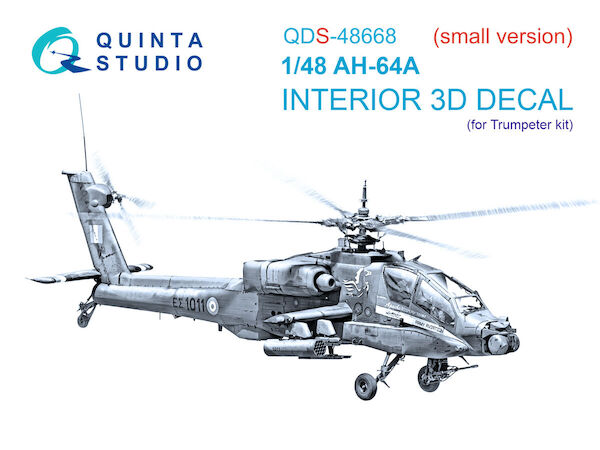 AH64A Apache Interior 3D Decal (Trumpeter) QDS48668