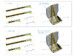 WWII Red Army AF Seatbelts TYPE 1 (for All Yakovlev Fighters Family) Interior 3D decal with Metal stickers (1 pcs for all kits)  QR+32053
