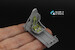 WWII Red Army AF Seatbelts TYPE 2 (for IL-2, Lavockin fighters, I16 Family) Interior 3D decal with Metal stickers (1 pcs for all kits) QR+32055