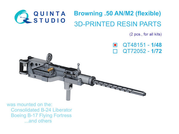 Browning .50 AN/M2 (flexible) (2pcs, for all kits) QT48151