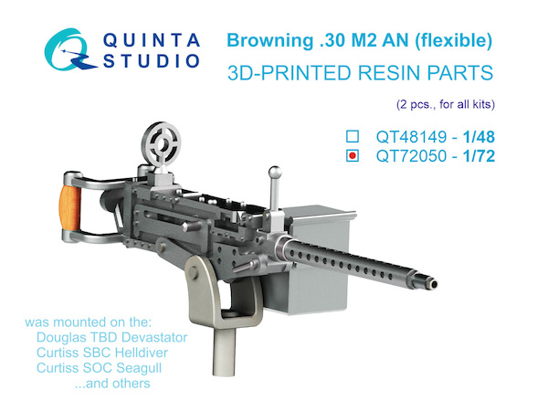 Browning .30 M2 AN (flexible) (2pcs, for all kits)  QT72050