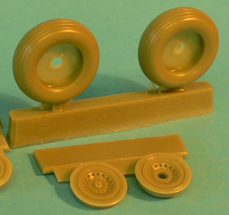 Boeing B17 Wheels with Radial tread 72005