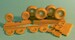 Boeing B29 Superfortress wheels  type 1 - block (diamond) tread pattern REW72008