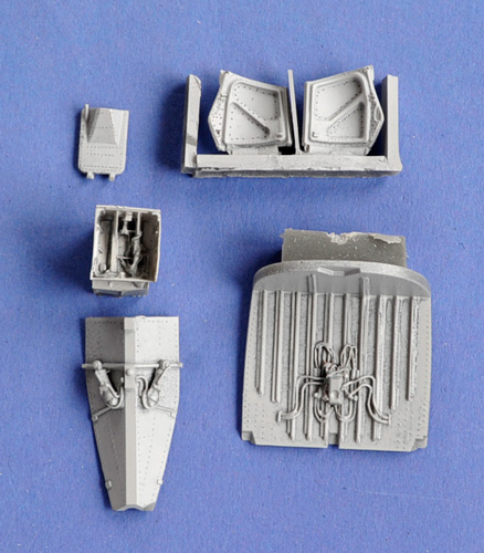 Mil Mi24 Hind Wheel Bay set (Zvezda) RS030