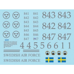 Lockheed C130H / Tp84 Hercules (Swedish AF All Gray) RBD4810