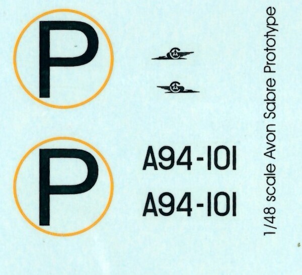 CAC Avon sabre Prototype RRD4825